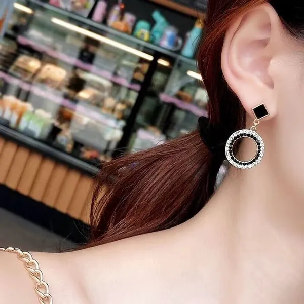 Elegant CZ Long Tassel Dangle Drop Earrings for Women - Image 6