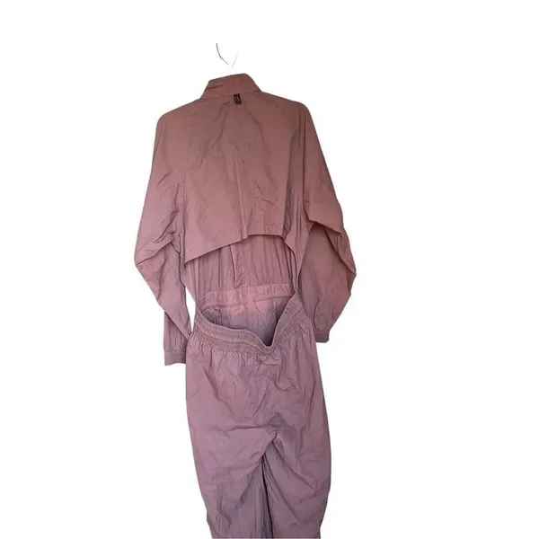 Alicia Keys + Athleta Open Back Utility Lightweight Jumpsuit Brown Size 10 - Image 15