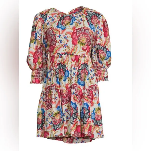 NWT Misa Los Angeles x Revolve Honor Floral Mini‎ Dress Sz Small $355 - Image 3