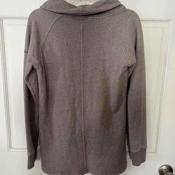 Columbia Turtle Neck Sweatshirt, Vintage Plain long Sleeves Sweater Size Medium - Image 5