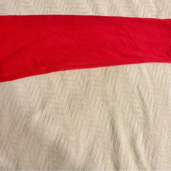 Red Nike zip up thin pullover size small - Image 6