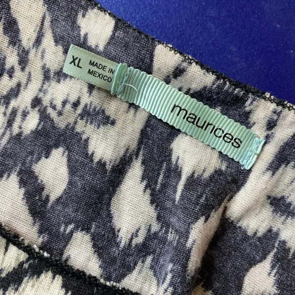 Maurices Black and White Geometric Tank Top - Image 6