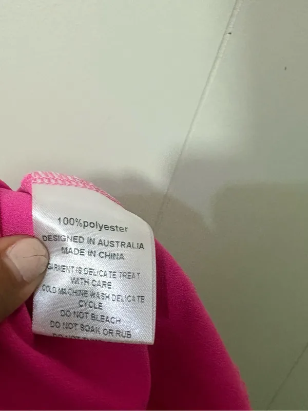 Hello Molly Mad About Me Satin Mini Dress Hot Pink Size S NWT - Image 11