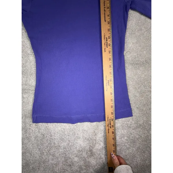 free people intimately purple bell sleeve turtleneck M Long Sleeve Shirt Blouse - Image 11
