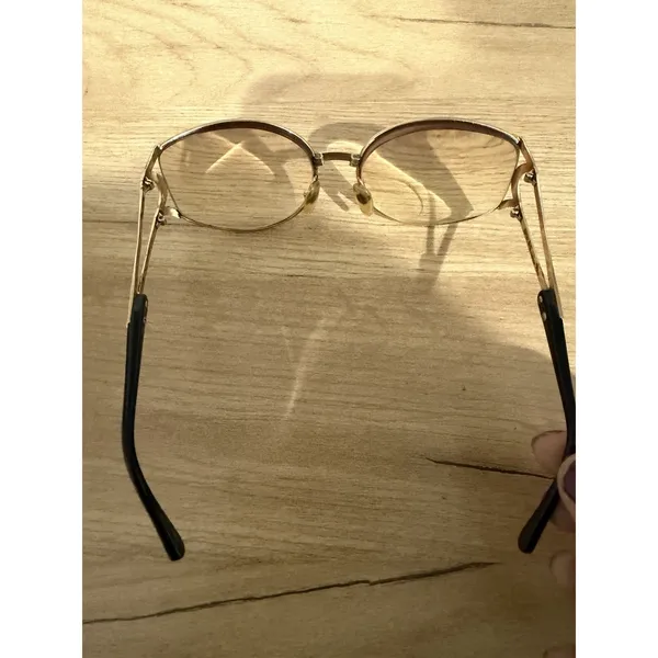 Vintage CHRISTIAN DIOR Sunglasses Rare Lunette de Soleil Oversize 70s Black Gold - Image 6