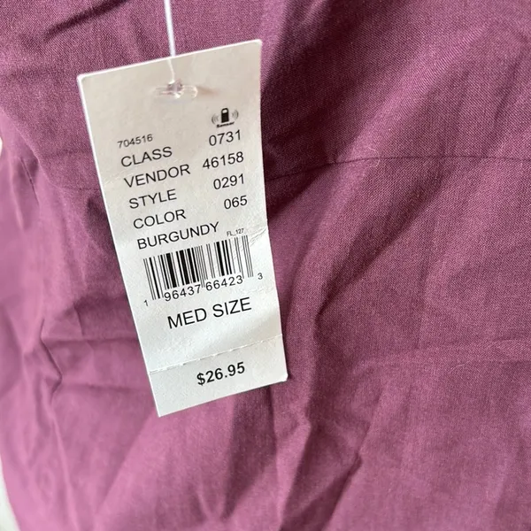 Fitted Purple Asymmetrical Bustier Camisole Size M - Image 4