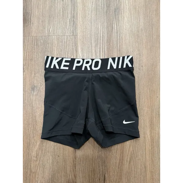Nike Pro Shorts Black Women's‎ Medium 3 Inch Compression Biker Short - Image 2
