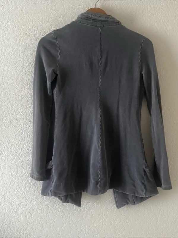Splendid Open front Knit Blazer In gray Size small - Image 3