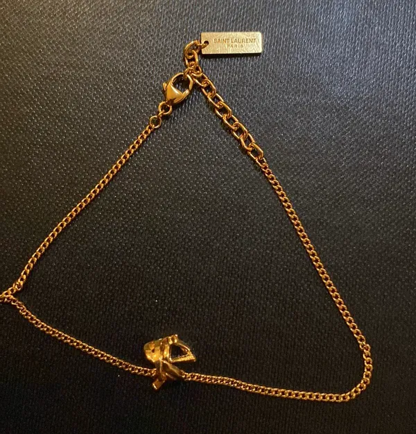 Saint Laurent Opyum Twist Bracelet in Metal - Image 6