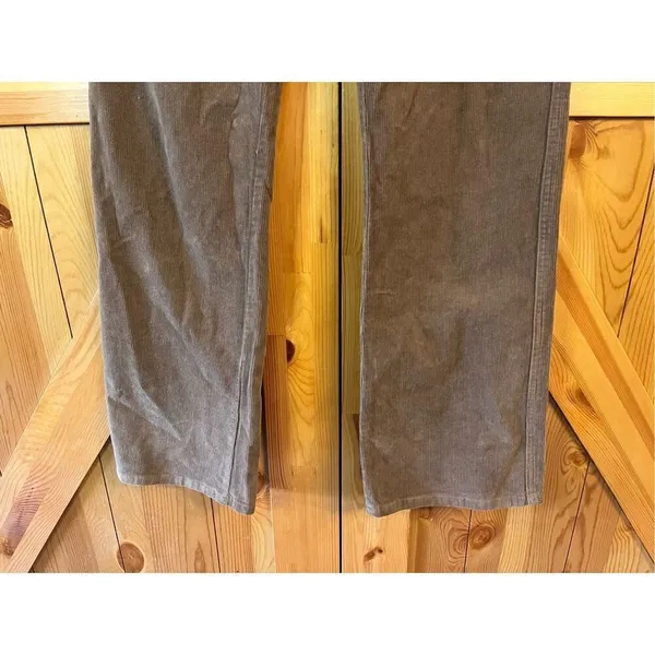 Indigo Rising Corduroy Brown High Rise Pants Flare Bootcut Retro Size 13/31 nwt - Image 2