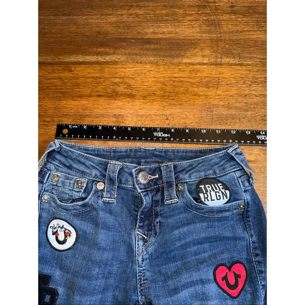 Vintage True Religion Super Skinny Patchwork Jeans‎ - Image 5