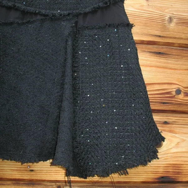 NWT Zara Tweed Sequin A Line Mini Skirt - Image 6