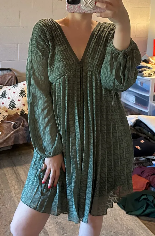 ASOS Green Mini Dress - Image 2