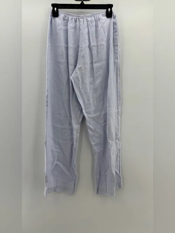 DONNI. The Linen Simple Pant Blue Size XS - Image 5