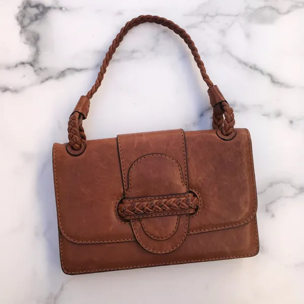 Valentino women’s Histoire braided brown leather shoulder bag - Image 10