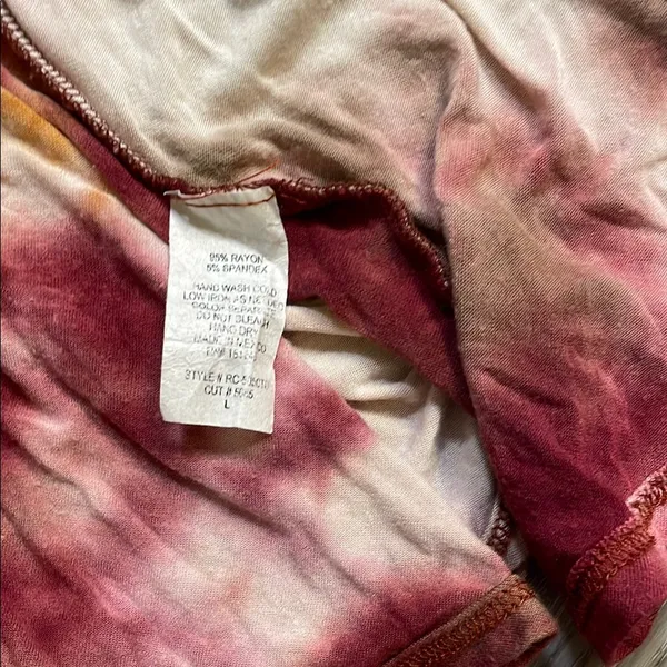 Rolla Coster Multicolor Tie-Dye Dress. Size Large - Image 7