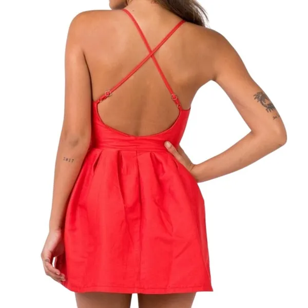 Princess Polly Somebody to Love Mini Dress in Red, Size US 14​ - Image 2