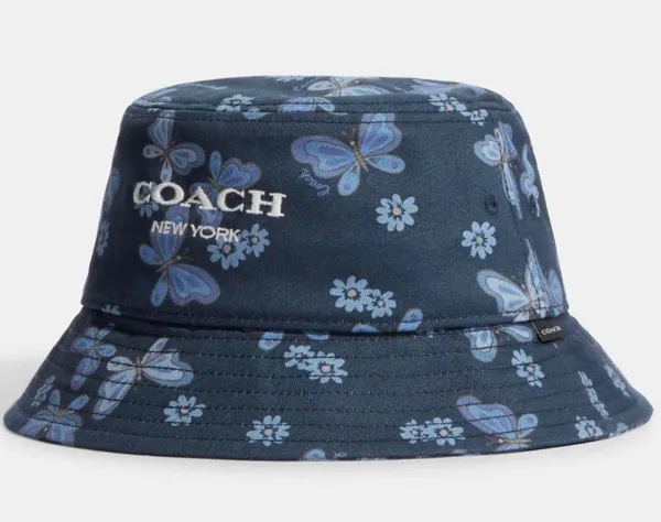 Coach Lovely Butterfly Print Bucket Hat - Image 5