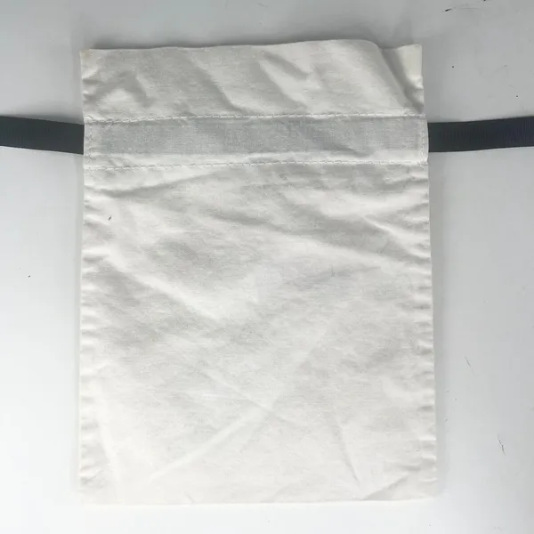 Sephora Lipstick & Chill Drawstring Cloth MakeUp Delicates Travel Bag White New - Image 4
