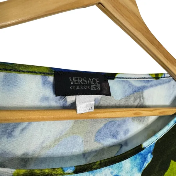 Vintage Versace Floral‎ Top Embellished - Image 4