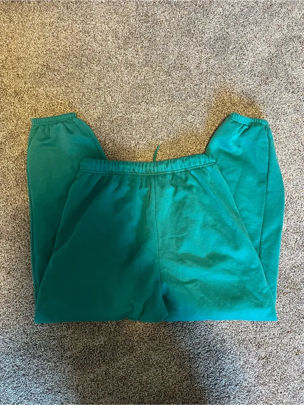 Old Navy Teal Green Women's Jogger Sweatpants - Image 4