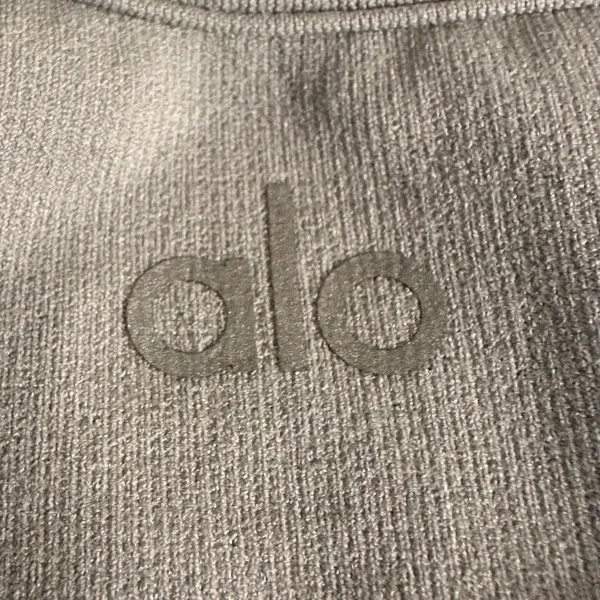 ALO Yoga Gray Cutout Tank Top - Image 4