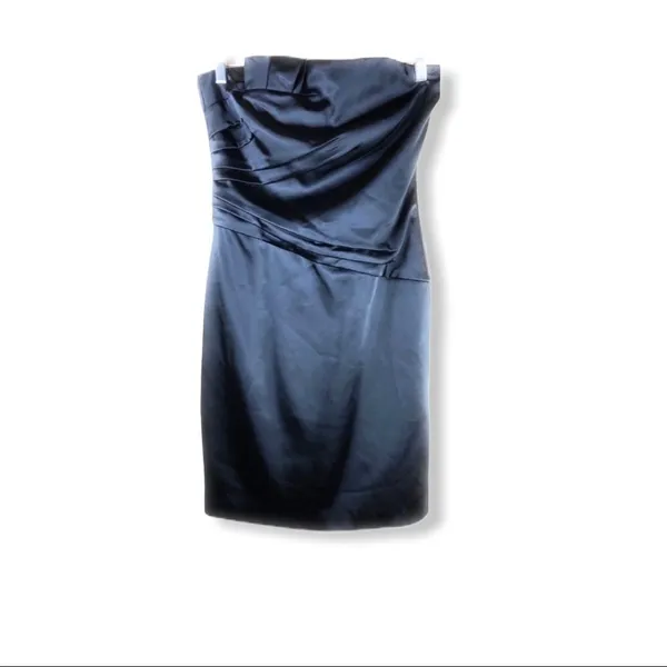 White House Black Market Black Strapless Dress - Image 10