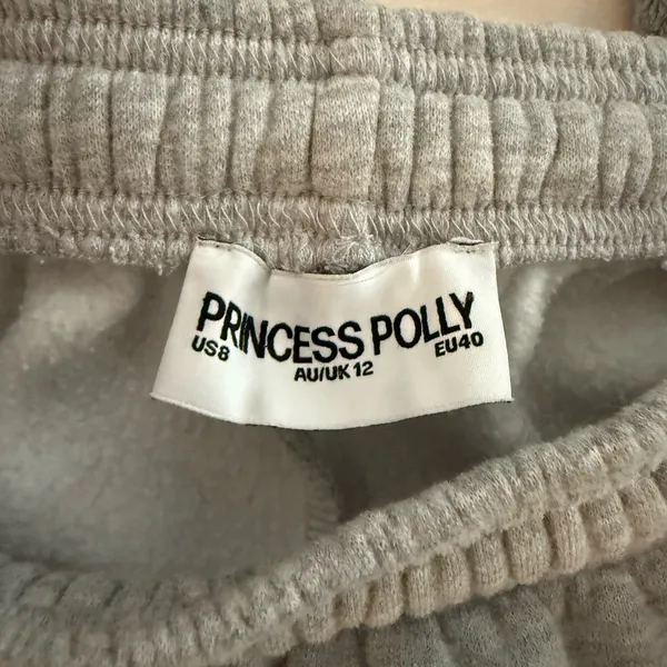 Princess Polly Light Gray Joggers - Image 5