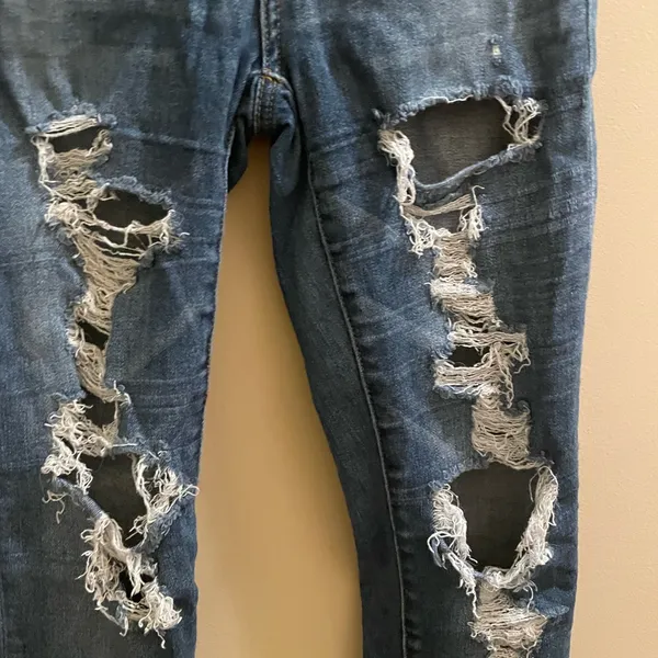 American Eagle Outfitters Next Level Stretch Super Hi Rise Jeggings Sz 0 Short - Image 2