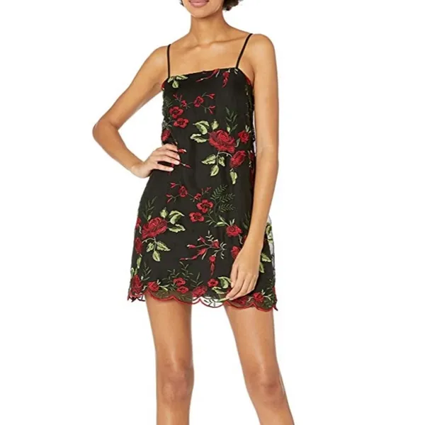 NWT Show me your mumu‎ lace slip dress risque rose - Image 2