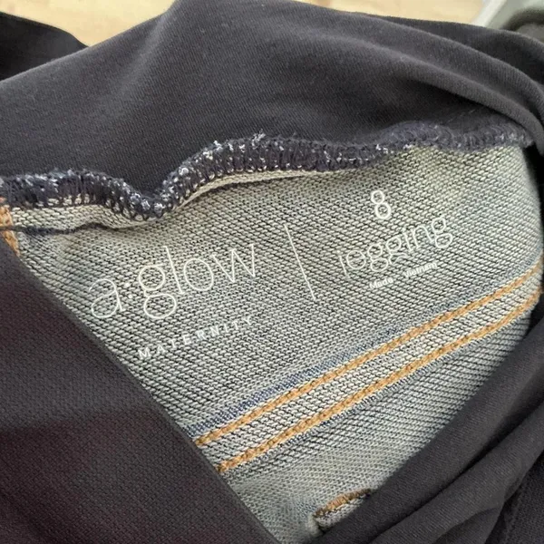 Maternity Dark Wash Skinny Jeans‎ Full Panel Comfortable Stylish Everyday - Image 4