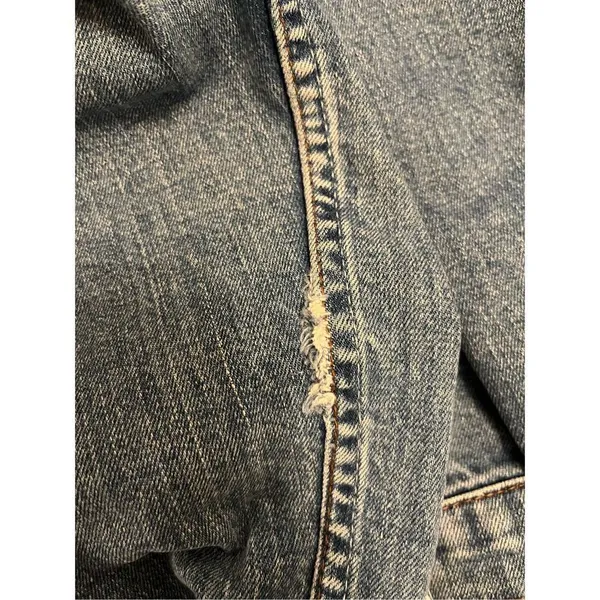 ‎Harley Davidson Straight Leg Jeans Blue Size 10P - Image 11