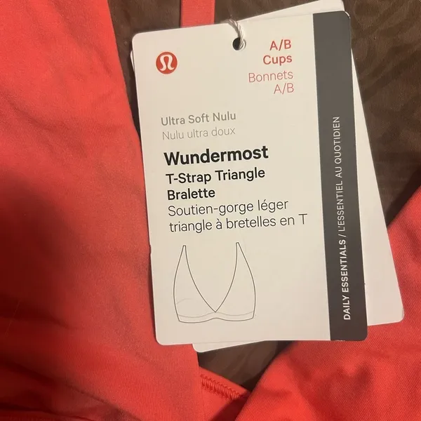 Lululemon wundermost T strap triangle Bralette - Image 3