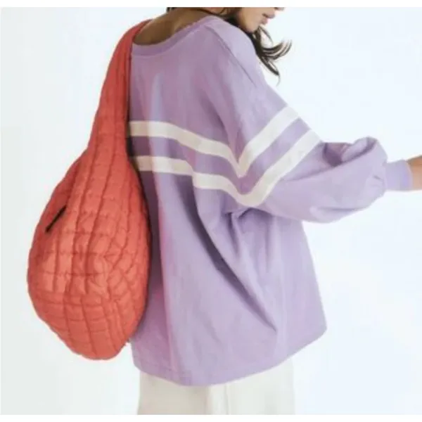 NEW FREE PEOPLE | FP Movement‎ Post Up Lilac Layer Oversized Shirt S/P - Image 4