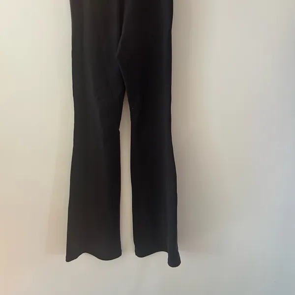 Aritzia Wilfred Free Black Wide Leg Jumpsuit Onesie Size M - Image 5