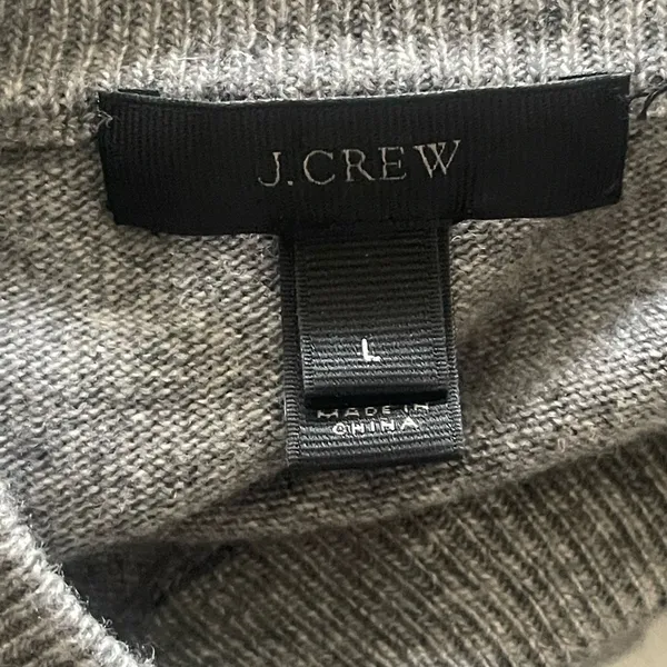 J. Crew Heather‎ Gray Wool Sweater - Image 8