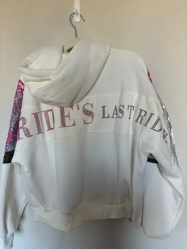 FashioNova Bride Hoodie rhinestone - Image 3