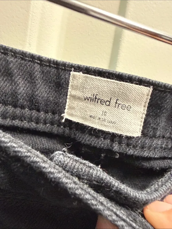 Aritzia Wilfred Free Modern Utility Pant Black 10 - Image 3