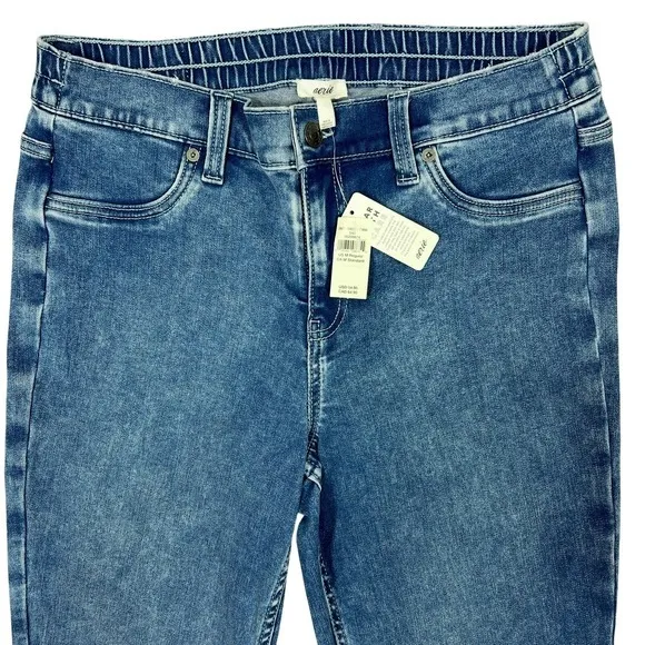 Aerie Denim Baby Flare Jeans Medium Western‎ Boho Stretch Trouser Hippie Summer - Image 8