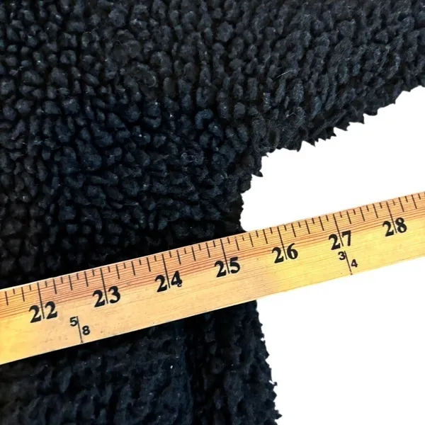 I.AM.GIA Pixie Teddy Sherpa Jacket‎ Sz S Black Oversized - Image 6