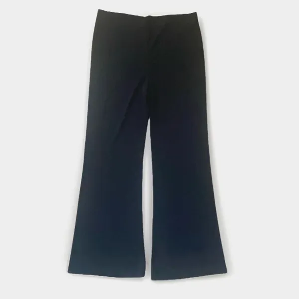Y2K Lord & Taylor Context Black Flare Leg Pants Stretch Pull on L Bratz Mall - Image 4