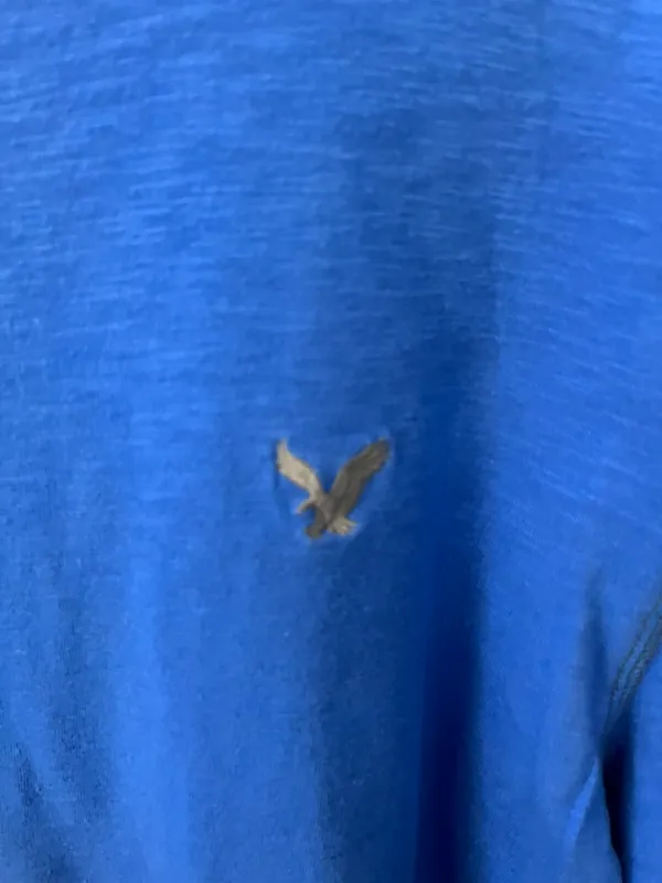 American Eagle Size Medium Blue Long Sleeve Top - Image 6