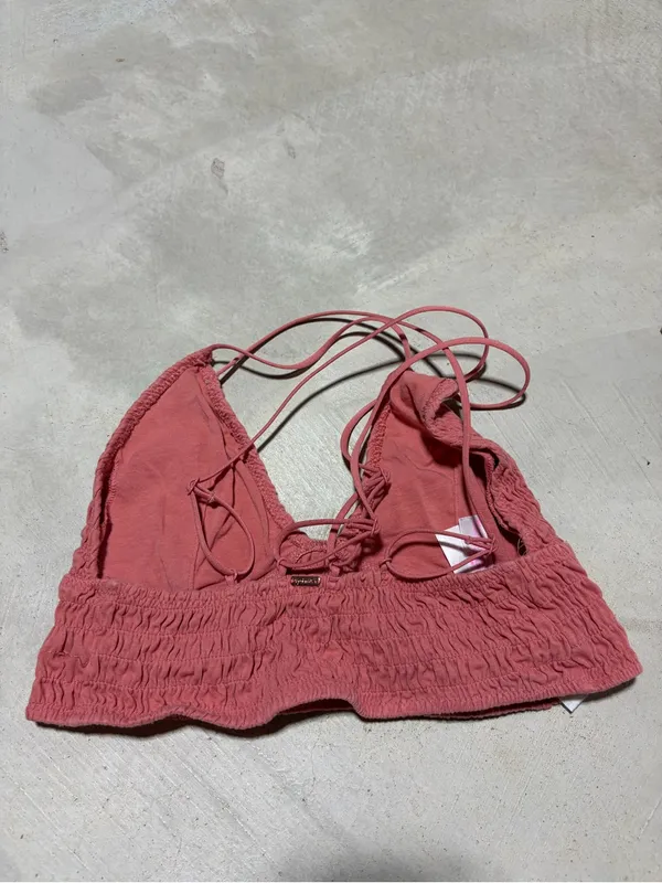 Victoria’s Secret pink Smocked Mauve Bralette medium - Image 5
