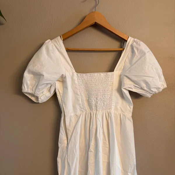 ASTR THE LABEL Puff Sleeve Midi‎ Dress - Image 3