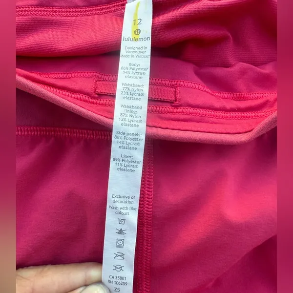 Lululemon Athletica Womens size 12 pink Athletic Shorts - Image 6