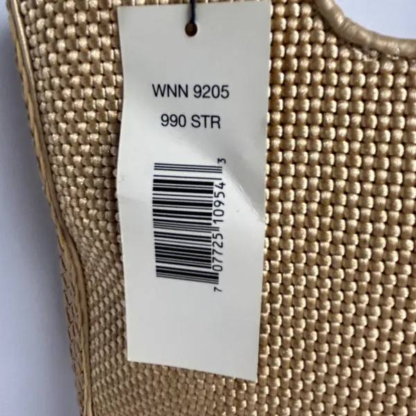Bueno Gold Woven Shoulder Bag Braided Straps Metallic Y2k Hobo - Image 9