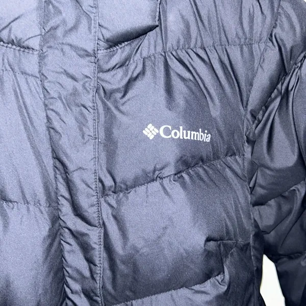 Columbia Women's Puffer Removable Hoodie Faux Fur Trim Zipper X-Small - Image 2