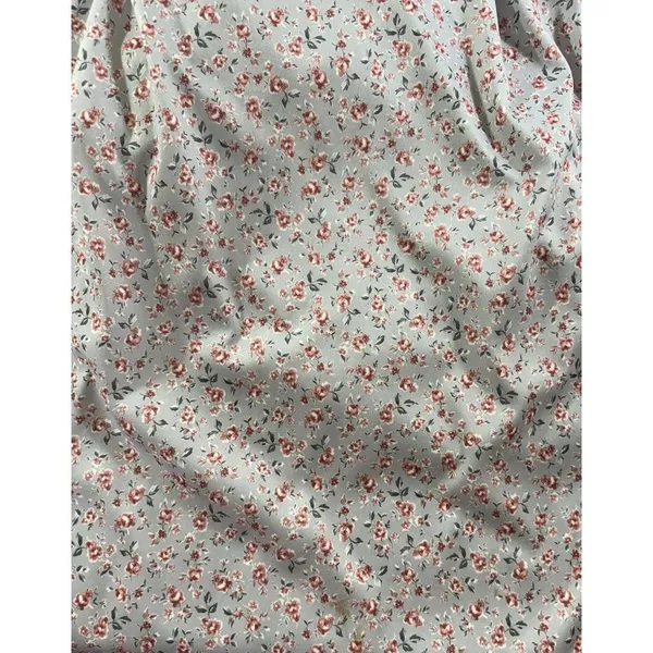 y2k Tailor B Moss sz 6 Gray Sheer Floral‎ Dress Made In US whimsgoth cottagecore - Image 4