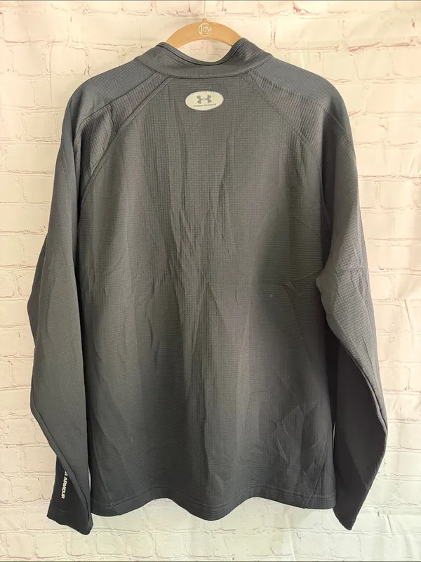 Under Armour Woman’s Black Quarter-Zip Performance Pullover Size Large - Image 3