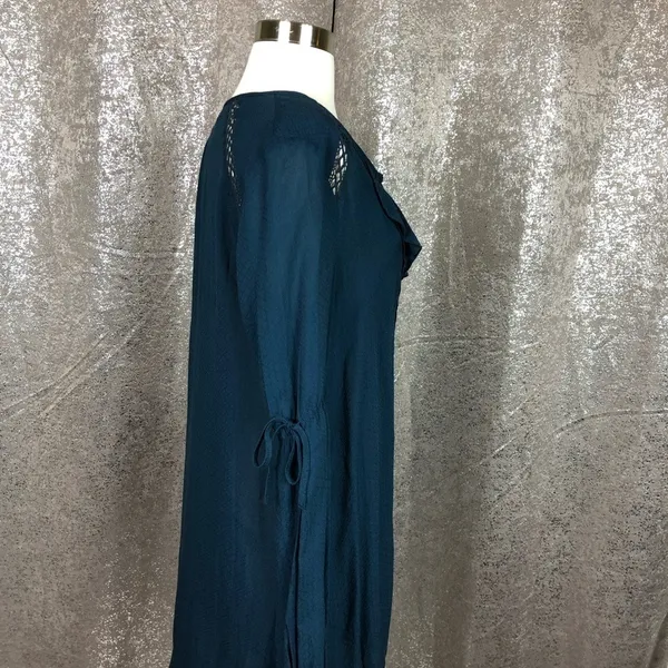 Free people blue top boho festival women's size‎ XS - Image 5